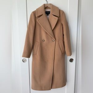 Club Monaco Women's Tan Wool Coat